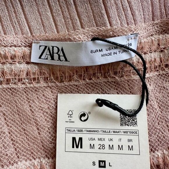 Zara Wrap Dress Size M • BLOGGER FAVORITE • RARE • NEW WITH TAGS • - Picture 13 of 14
